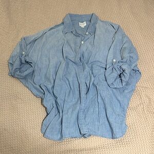 American Eagle Outfitters Denim Blue Jean Shirt